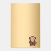 Persoonlijke schattige aap post-it® notes (Voorkant)