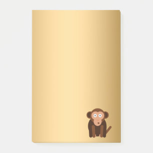 Persoonlijke schattige aap post-it® notes