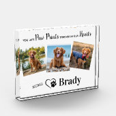 Persoonlijke schilderafdrukken in ons hart fotoblokken (Links)