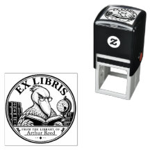Persoonlijke Schoenbekstork Ex Libris bibliotheekb
