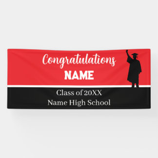 Persoonlijke schoolkleuren diploma banner