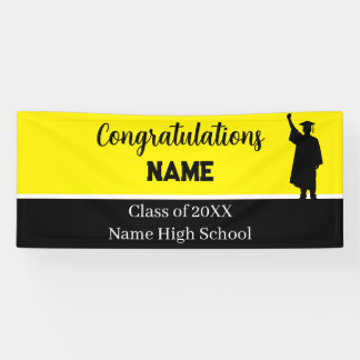 Persoonlijke schoolkleuren diploma banner