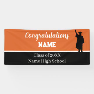 Persoonlijke schoolkleuren diploma banner