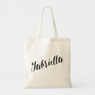 Persoonlijke Script-Canvas tas - Gabriella