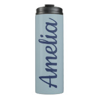 Persoonlijke Script Naam Lichtblauw Bruiloftsgesch