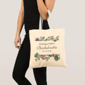 Persoonlijke scriptbachelorette Weekend Party Tote Bag (Voorkant (product))
