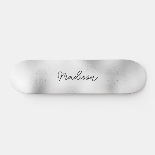 Persoonlijke scriptnaam Cute Girly Skateboard (Horizontaal)