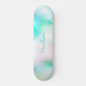 Persoonlijke scriptnaam Cute Girly Skateboard (Voorkant)