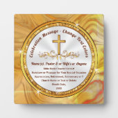 Persoonlijke scriptplaten, feestvieren, namen fotoplaat (Voorkant)