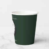 Persoonlijke servetten | Ongehuwde golf weekend Papieren Bekers (Achterkant)