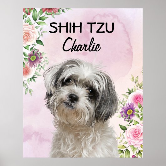 Persoonlijke Shih Tzu Poster (Voorkant)