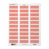 Persoonlijke Sigarenbandje Sticker (Full Sheet)