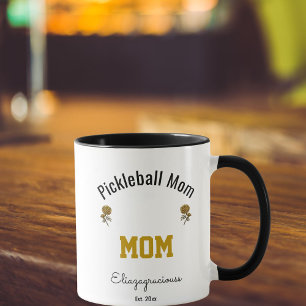 Persoonlijke Simple Moderne Pickleball Moeder Cade Mok