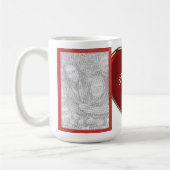 Persoonlijke Sjabloon Mok hartfoto (Links)