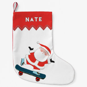 persoonlijke skateboarden cadeau voor grote chri kleine kerstsok