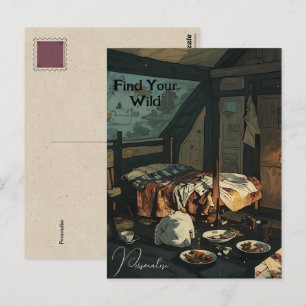 Persoonlijke Slaapkamer Decoratie Wilde Citaat  Briefkaart