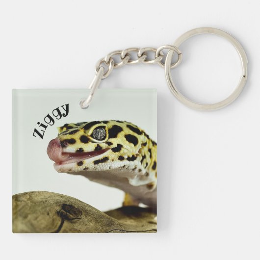 Persoonlijke Sleutelhanger van Leopard Gecko (Achterkant)