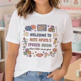Persoonlijke SLP Speech Room Leraar T-shirt