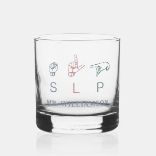Persoonlijke SLP-sprekerspektoloog appreciatie Whisky Glas