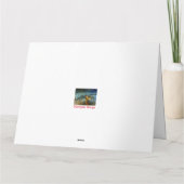 Persoonlijke  Snowman-kerstkaart Kaart (Achterkant)