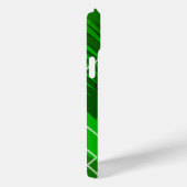 Persoonlijke Soccer Jersey Blue met White Case-Mate iPhone Case (Achterkant / Rechts)