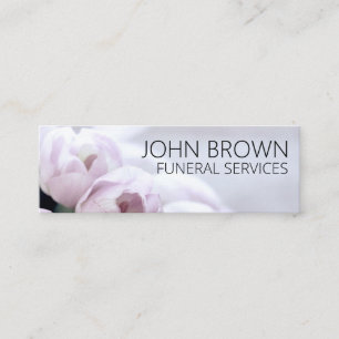 Persoonlijke "Solemn Flowers" sociale media Mini Visitekaartje
