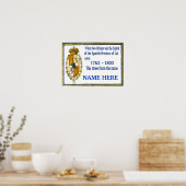 Persoonlijke Spaanse Art Wall Poster (Keuken)