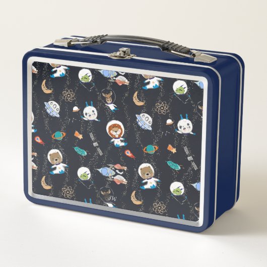 Persoonlijke Space Animals Lunchbox (Voorkant)
