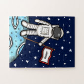 Persoonlijke spectaculaire astronaut Cosmonaut Jig Legpuzzel (Horizontaal)