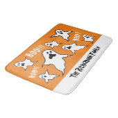 Persoonlijke spoky Halloween Ghosts Bath Mat (Gekanteld)
