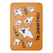 Persoonlijke spoky Halloween Ghosts Bath Mat (Voorkant Verticaal)