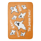Persoonlijke spoky Halloween Ghosts Bath Mat (Voorkant Verticaal)