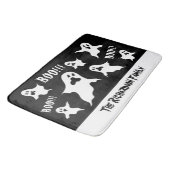 Persoonlijke spoky Halloween Ghosts Bath Mat (Gekanteld)