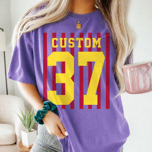 Persoonlijke sportkleding met naam en nummer t-shirt