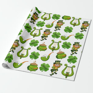 Persoonlijke St. Patrick's Day Cadeaupapier