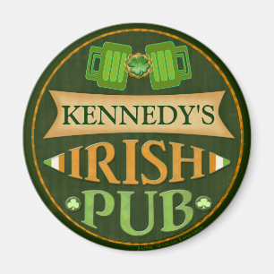 Persoonlijke St. Patrick's Day Irish Pub Magnet Magneet
