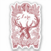 Persoonlijke stag-sticker sticker (Voorkant)