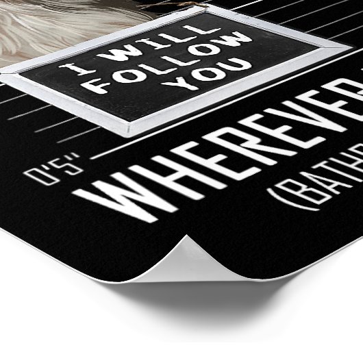 Persoonlijke Stalker Dog Lakeland Terrier I Will F Poster (Hoek)