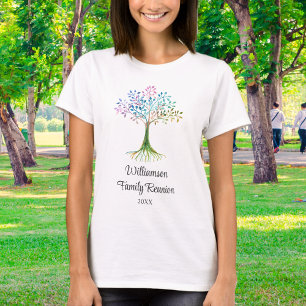 Persoonlijke stamboom familiebijeenkomst t-shirt