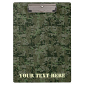 Persoonlijke Star Stencil Digital Camo Klembord (Voorkant)