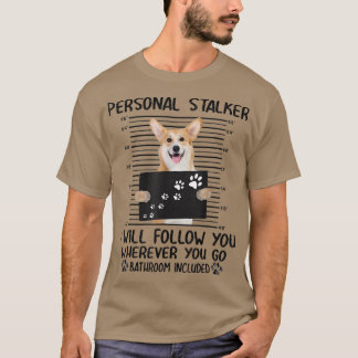 Persoonlijke sterretje ik volg je Corgi Lover 110 T-shirt