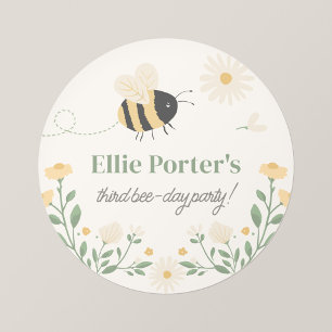 Persoonlijke sticker voor hommelkindercadeau