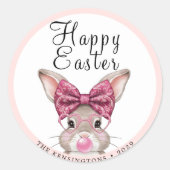 Persoonlijke stickers van de paashaas (Voorkant)