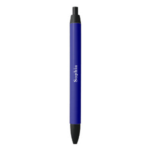 Persoonlijke stijlvolle marineblauwe pen met uw na