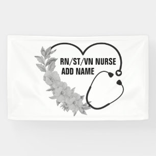 Persoonlijke studentegistratie-veteraanverpleegkun spandoek