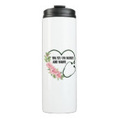 Persoonlijke studentegistratie-veteraanverpleegkun thermosbeker (Voorkant)