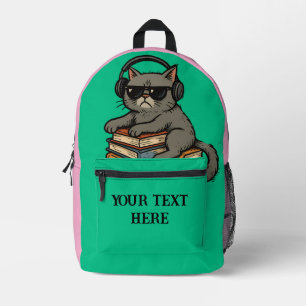 Persoonlijke studentenartikelen Te cool voor schoo Bedrukte Rugzak