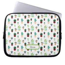 Persoonlijke Succulente Cacti laptophoes Laptop Sleeve