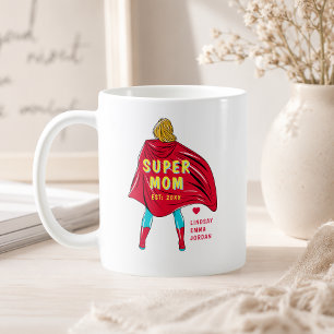 Persoonlijke Super Moeder Mok Aangepaste Namen K