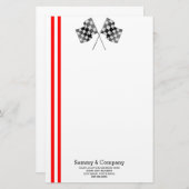 Persoonlijke superbelaste prestatiepartij briefpapier (Voorkant / Achterkant)